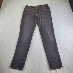 Blue Faith Jeans Womens 6 Black Skinny Straight Leg Denim